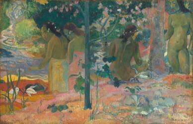 Les baigneuses (Paul Gauguin) - Muzeo.com