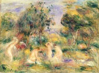 Les baigneuses (Auguste Renoir) - Muzeo.com