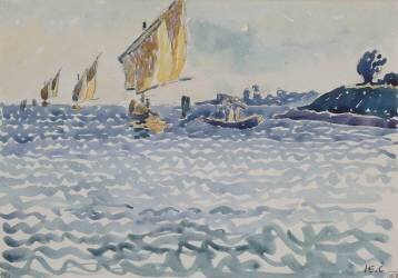 Les Barques (Henri-Edmond Cross) - Muzeo.com