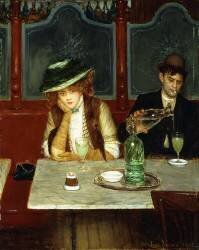Les buveurs d'absinthe (Jean Béraud) - Muzeo.com