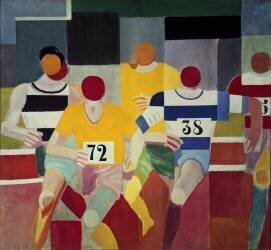 Les coureurs (Robert Delaunay) - Muzeo.com