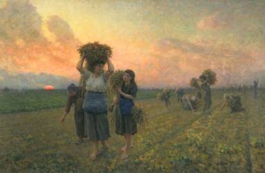 Les dernières glanes (Jules Breton) - Muzeo.com