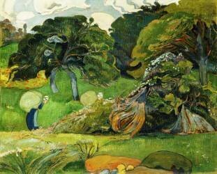 Les deux lavandières (Paul Serusier) - Muzeo.com