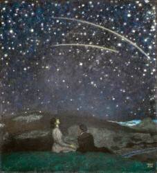Les étoiles filantes (Franz von Stuck) - Muzeo.com