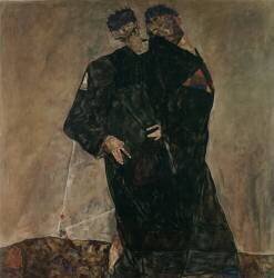 Les ermites (Egon Schiele) - Muzeo.com