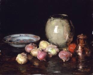 Les oignons (William Merritt Chase) - Muzeo.com