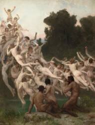 Les Oréades (William Bouguereau) - Muzeo.com