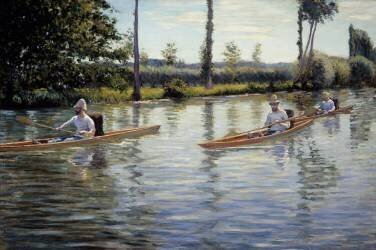 Les périssoires (Gustave Caillebotte) - Muzeo.com