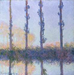Les quatre arbres (Claude Monet) - Muzeo.com
