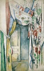 Les rideaux (Paul Cézanne) - Muzeo.com