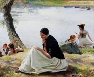 Les souvenirs (Emile Friant) - Muzeo.com