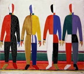 Les sportifs (Kazimir Malevitch) - Muzeo.com