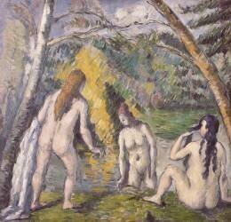 Les trois baigneuses (Paul Cézanne) - Muzeo.com