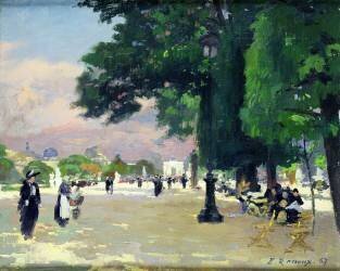 Les Tuileries (Jules Ernest Renoux) - Muzeo.com
