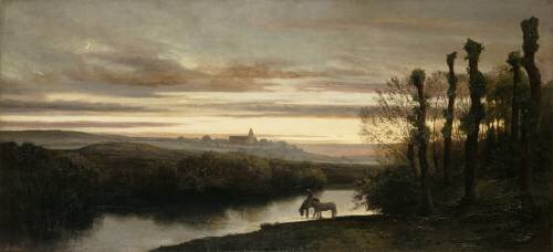 Les vapeurs du soir (Antoine Chintreuil) - Muzeo.com