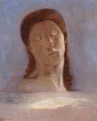 Les yeux clos (Odilon Redon) - Muzeo.com