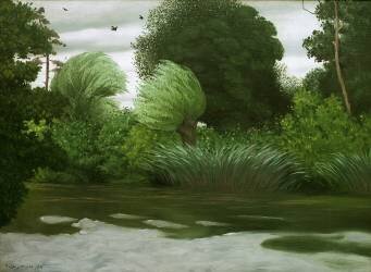 L'Eure à Pacy-sur-Eure (Félix Vallotton) - Muzeo.com