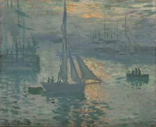 Lever du soleil (Claude Monet) - Muzeo.com