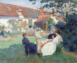 L'heure du thé (Jules Ernest Renoux) - Muzeo.com