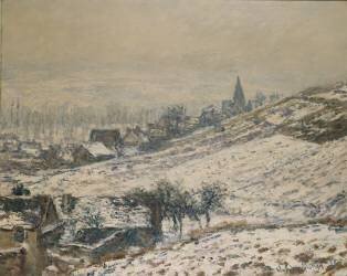 L'hiver à Giverny (Claude Monet) - Muzeo.com