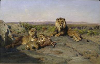 Lions (Rosa Bonheur) - Muzeo.com