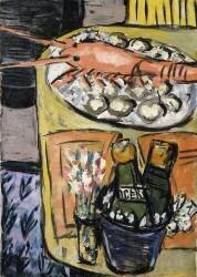 Nature morte du homard (Max Beckmann) - Muzeo.com