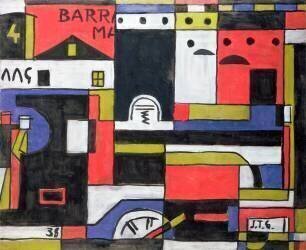 Locomotive Construction (Joaquin Torres-Garcia) - Muzeo.com