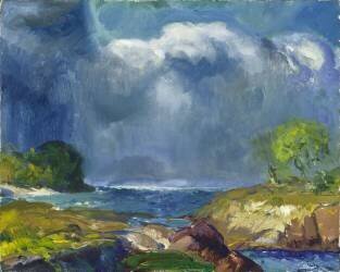 L'orage approche (George Wesley Bellows) - Muzeo.com