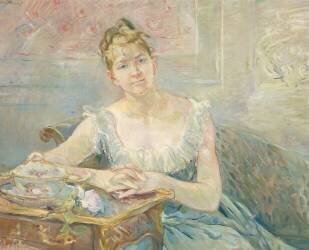 Louise Riesener (1860-1944),fille du peintre Léon Riesener (Berthe Morisot) - Muzeo.com