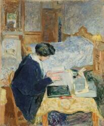 Lucy Hessel lisant (Edouard Vuillard) - Muzeo.com