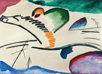 Lyrique (Wassily Kandinsky) - Muzeo.com