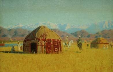 Maison kirghize (Wassili Werestschagin) - Muzeo.com