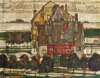 Maisons individuelles (Egon Schiele) - Muzeo.com