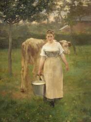 Manda Lamétrie, fermière (Alfred Roll) - Muzeo.com