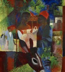 Marché à Tunis (August Macke) - Muzeo.com