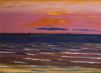 Marine-Soir (Léon Spilliaert) - Muzeo.com