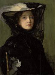 Mary in Black (John Lavery) - Muzeo.com