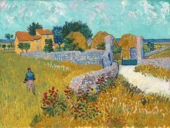 Mas en Provence (Vincent van Gogh) - Muzeo.com
