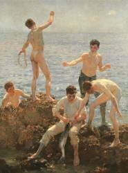Matin d'été (Henry Scott Tuke) - Muzeo.com