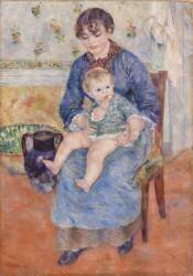 Mère et enfant (Auguste Renoir) - Muzeo.com