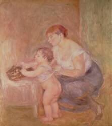 Mère et enfant (Auguste Renoir) - Muzeo.com