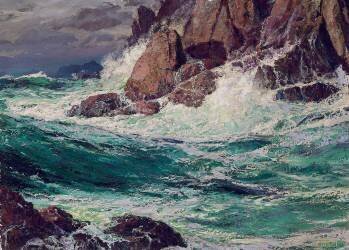 Mer déchaînée (Edward Henry Potthast) - Muzeo.com