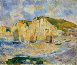 Mer et falaises (Auguste Renoir) - Muzeo.com