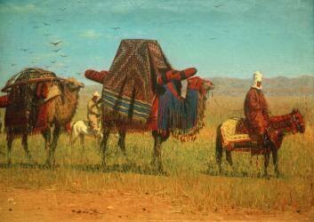 Migration Kirgisen (Wassili Werestschagin) - Muzeo.com