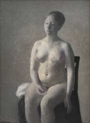 Modèle féminin nu (Vilhelm Hammershoi) - Muzeo.com