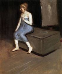 Model sitting (Edward Hopper) - Muzeo.com