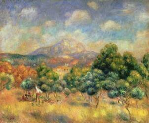 Mont Sainte-Victoire (Auguste Renoir) - Muzeo.com