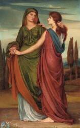 Naomi and Ruth (Evelyn de Morgan) - Muzeo.com