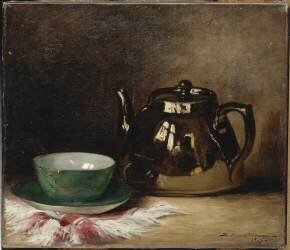 Nature morte à la cafetière (Eva Almond) - Muzeo.com
