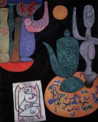 Nature Morte sur Fond Noir (Paul Klee) - Muzeo.com